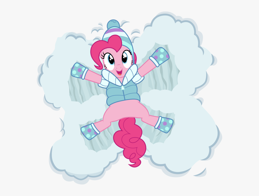 Pinkie Pie Snow Angel, Transparent Clipart