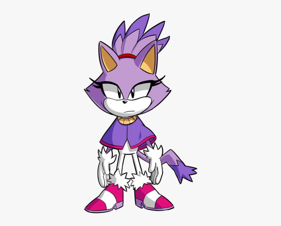 Classic Blaze The Cat, Transparent Clipart