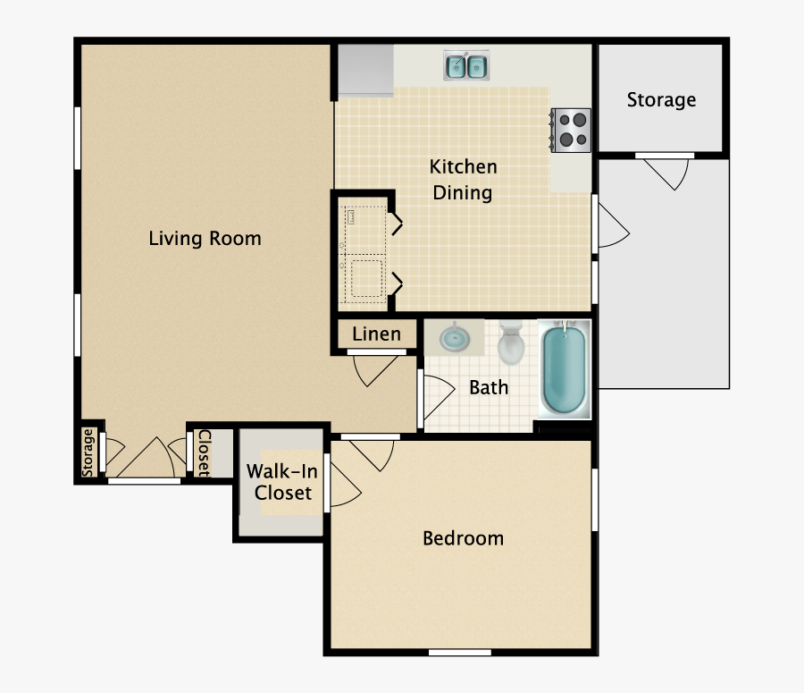 Floor Plan, Transparent Clipart