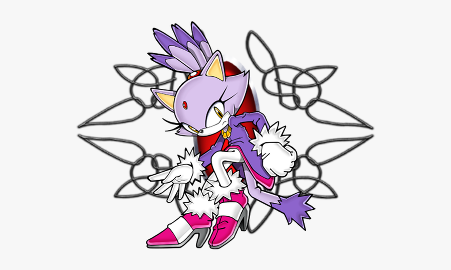 Picture - Blaze The Cat, Transparent Clipart