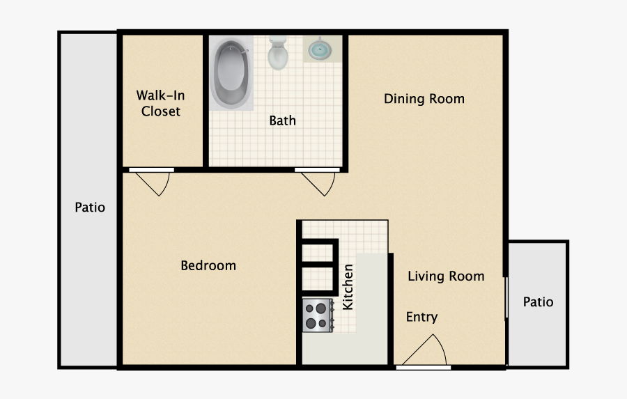 Floor Plan, Transparent Clipart