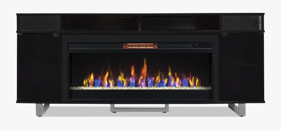 Clip Art Blaze Fireplace - Fireplace Tv Stand Bobs Furniture, Transparent Clipart