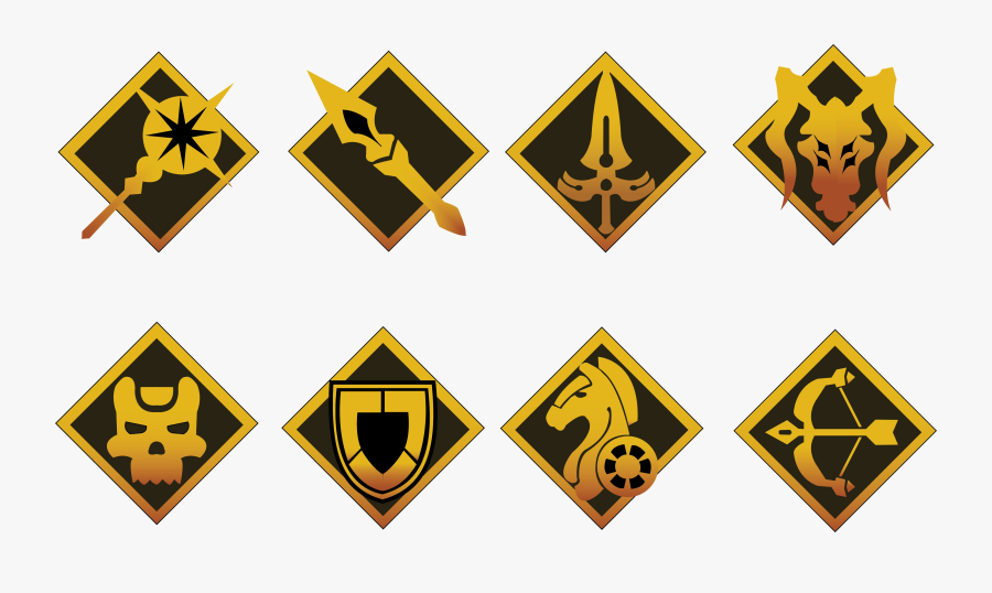 Fate Grand Order Servant Emblems, Transparent Clipart
