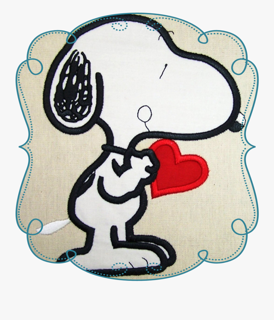 Valentine Droopy - Snoopy Love, Transparent Clipart