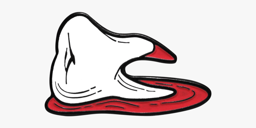 Bloody Tooth Png, Transparent Clipart