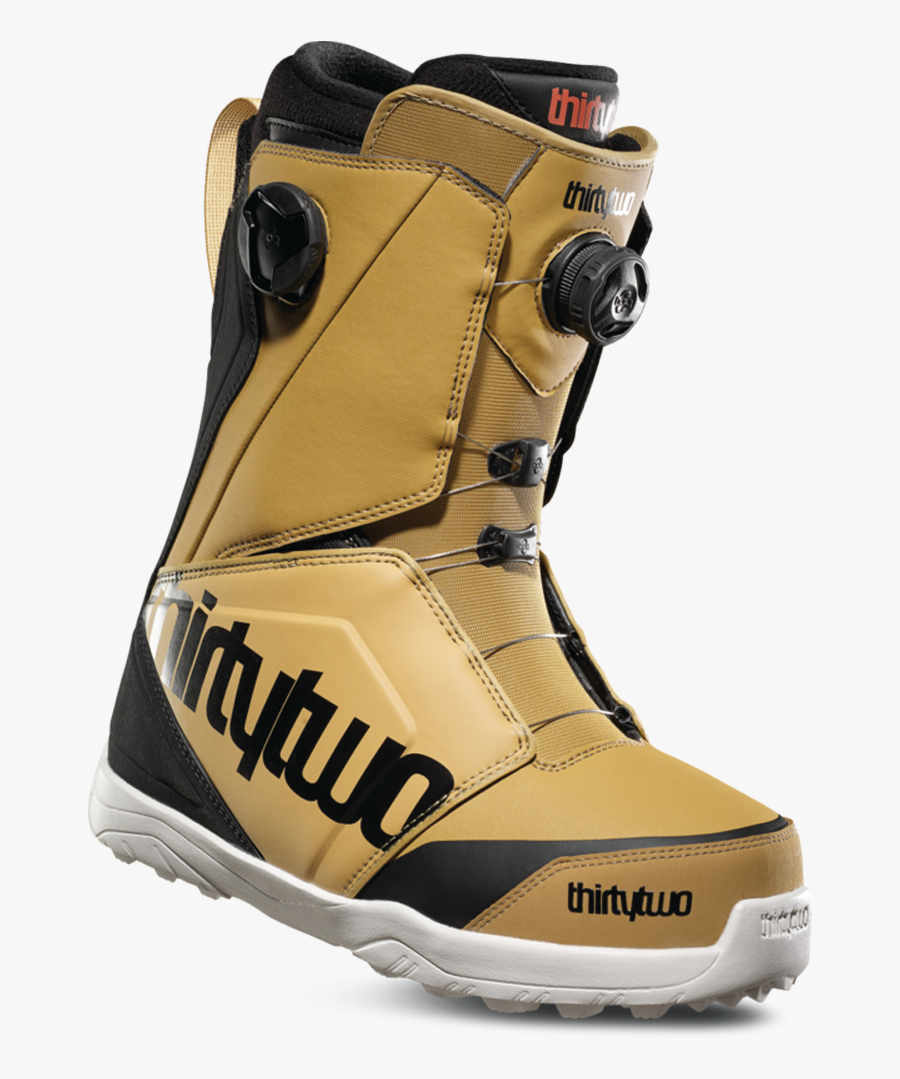 Thirtytwo Lashed Double Boa Snowboard Boots Gold/black - Thirtytwo Lashed Double Boa, Transparent Clipart
