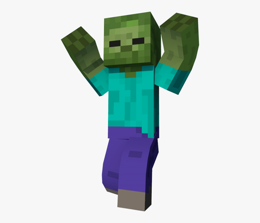 Free Png Download Book 12 Zombie Minecraft Png Images - Зомби Майнкрафт, Transparent Clipart