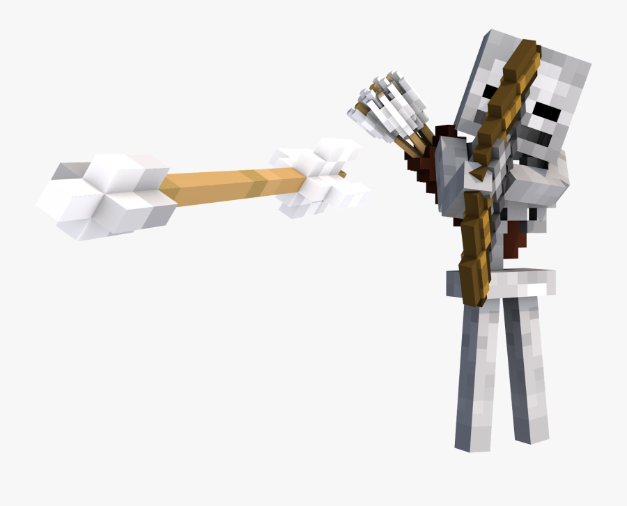 Minecraft Forge Skeleton Video Game - Minecraft Hd Skeleton, Transparent Clipart