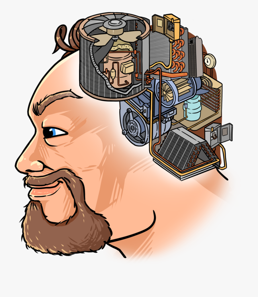 Commercial Service Call From The One & Only Hvac Nerd - Illustration, Transparent Clipart