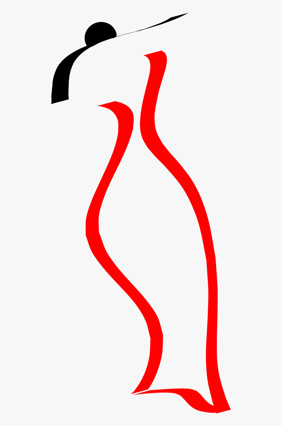 Fashion Black Hat Red Dress Free Picture, Transparent Clipart