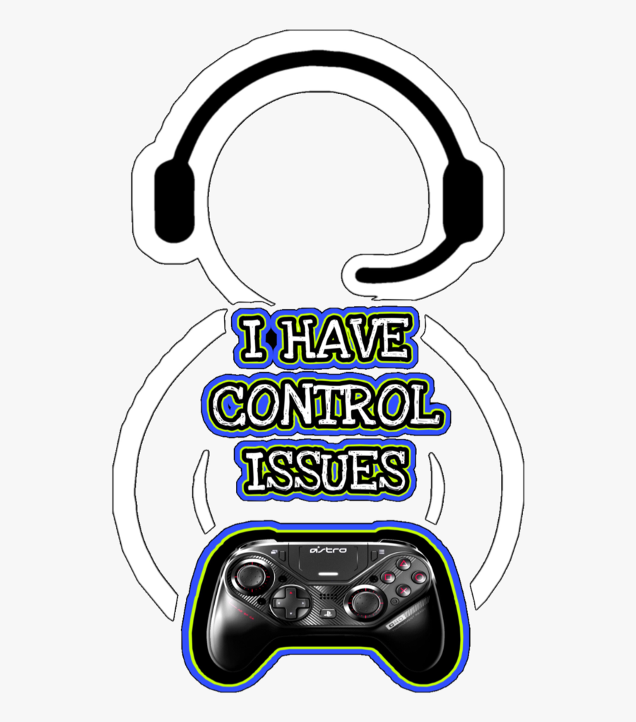 #control #issues #gamer #remote #headset #headphones - Game Controller, Transparent Clipart
