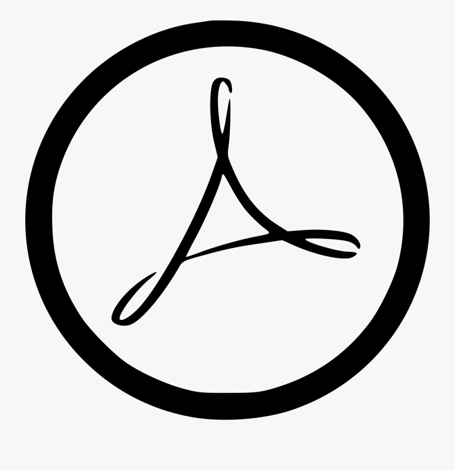 Adobe Acrobat - Adobe Acrobat Logo Svg, Transparent Clipart