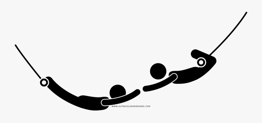 Acrobat Coloring Page - Illustration, Transparent Clipart