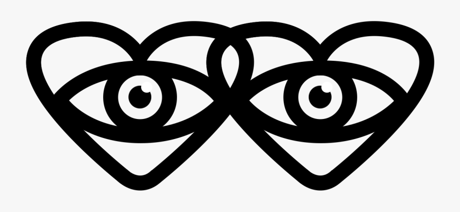 Eyehearts, Transparent Clipart