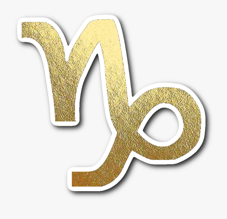 Capricorn Transparent Gold, Transparent Clipart