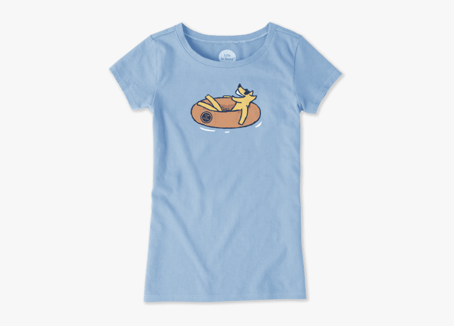 Girls Inner Tube Rocket Crusher Tee - Life Is Good, Transparent Clipart
