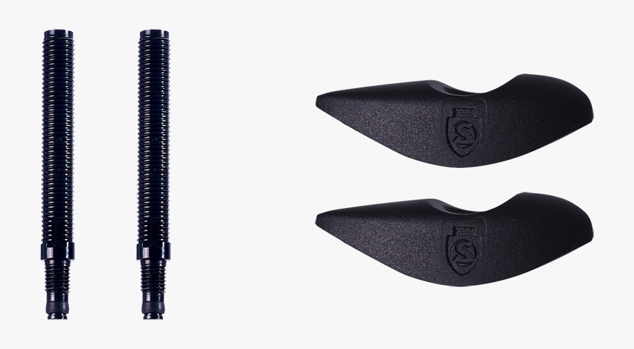 Silca 40mm Threaded Valve Extenders With Speedshield"
 - Threaded Valve Extender, Transparent Clipart
