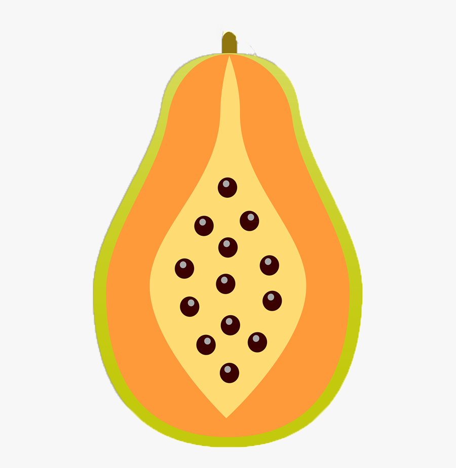 Papaya, Transparent Clipart