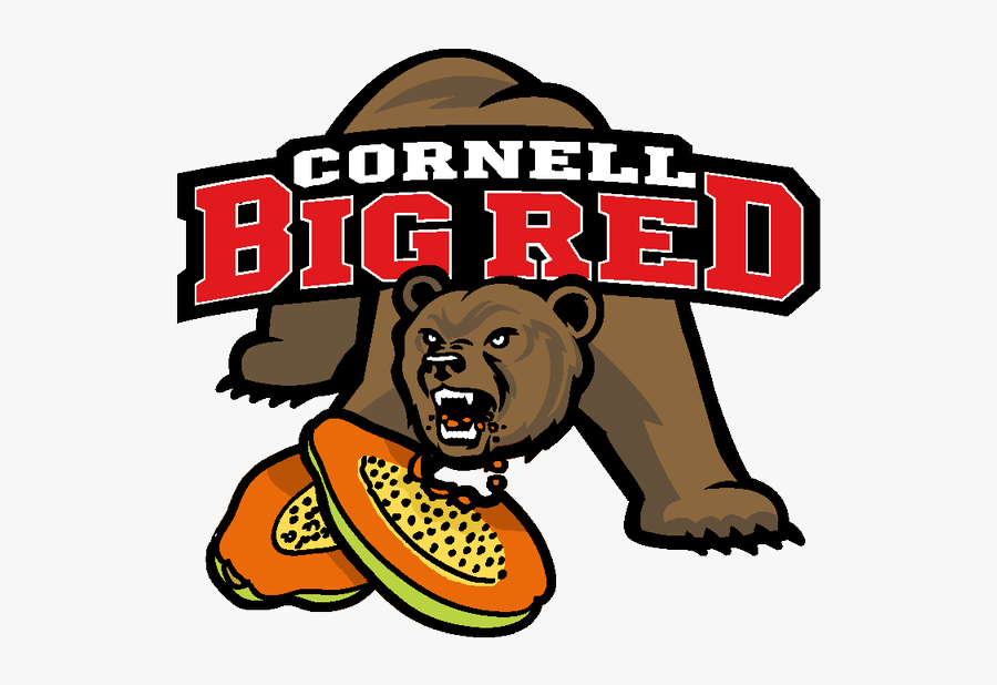 Big Red Cornell Logo, Transparent Clipart