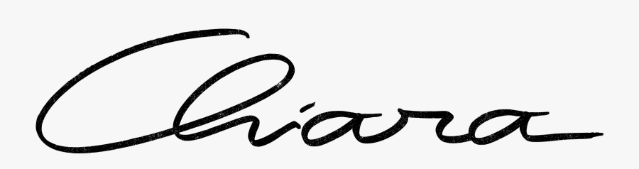 Chiara Lewis - Calligraphy, Transparent Clipart