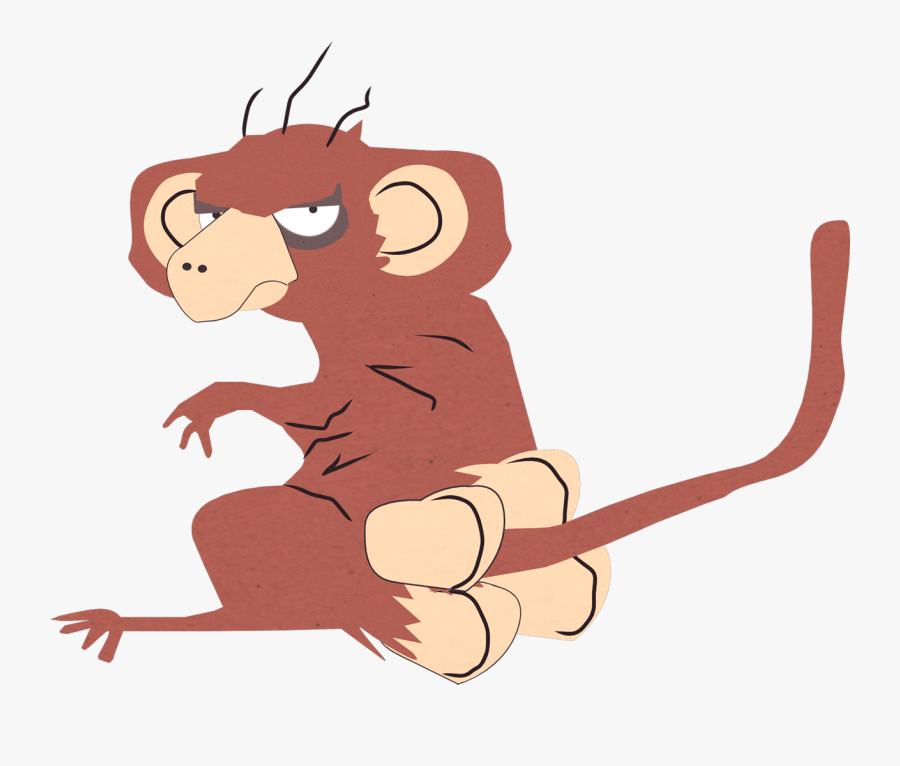 4 Assed Monkey South Park, Transparent Clipart