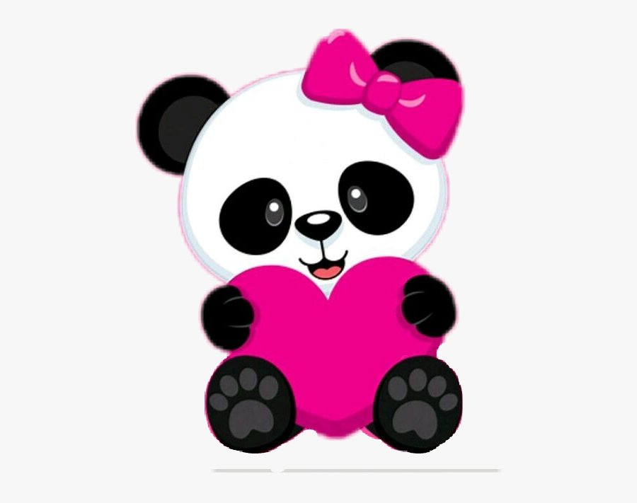 Baby Panda Herz Cute Suss Love Tier Freetoedit Panda Png Free Transparent Clipart Clipartkey