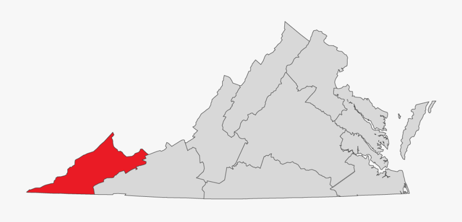 Clip Art Famous Plateau - Southern Virginia, Transparent Clipart