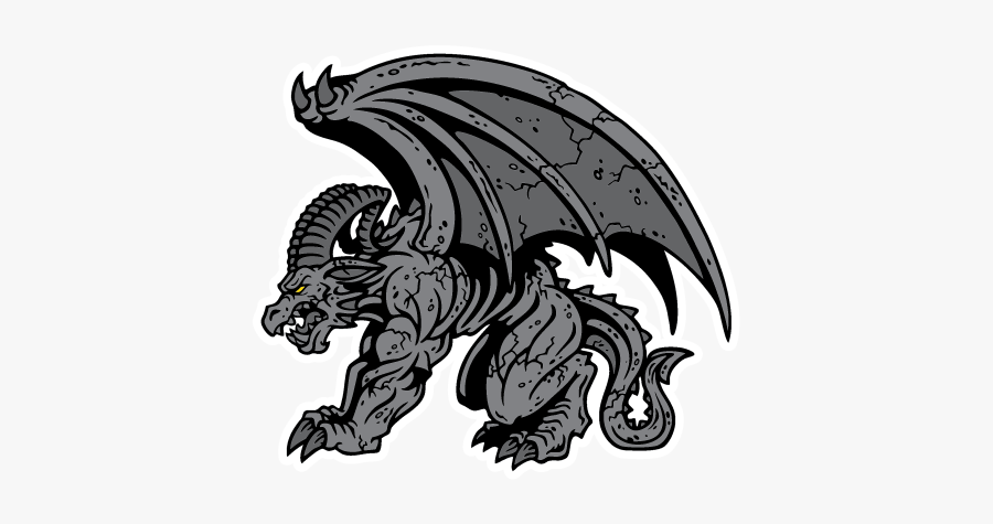 Gargoyle Illustration, Transparent Clipart