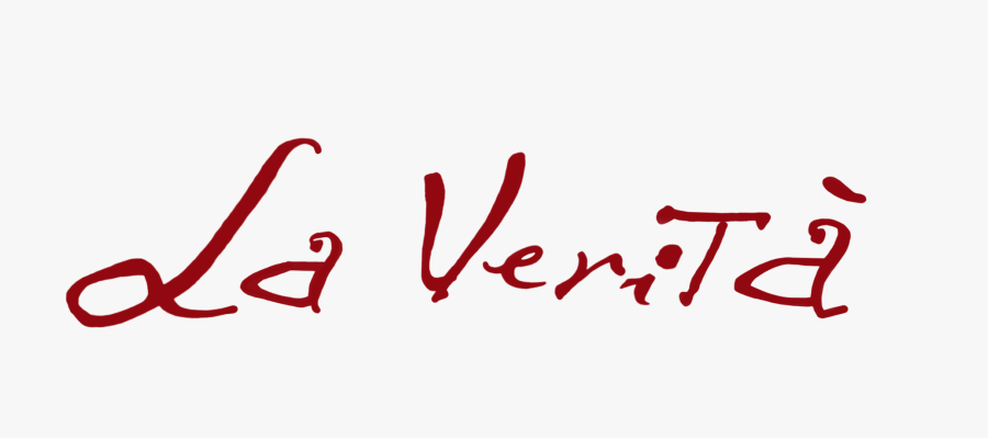 La Verita - Calligraphy, Transparent Clipart