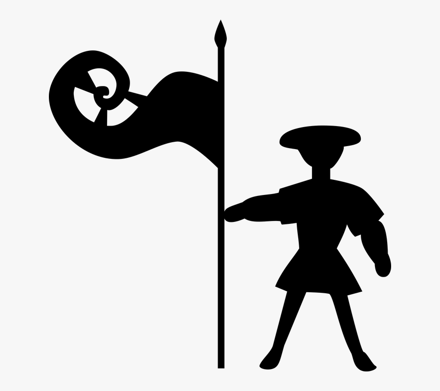 Estonia, Flag, Guard, Guardian, Mascot, Medieval - Clipart Tallinn, Transparent Clipart