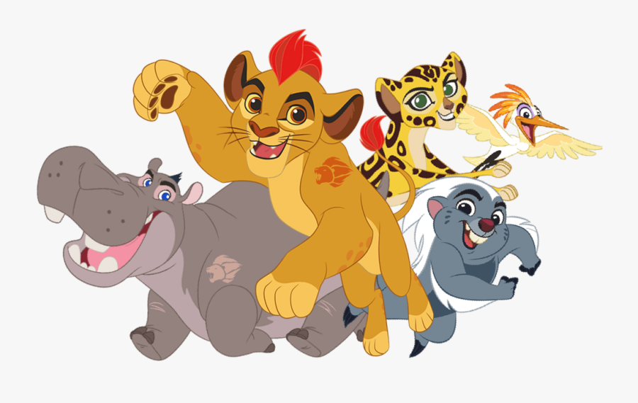 Lion Guard Protectors Of The Pridelands Characters - Lion Guard Main Characters, Transparent Clipart