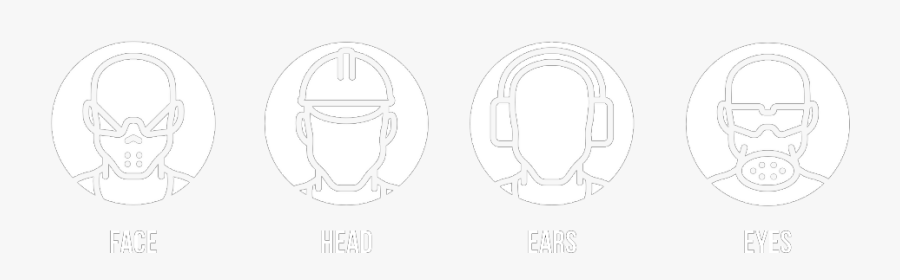 Ppe, Workwear Icons - Poster, Transparent Clipart