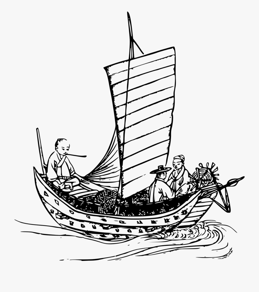 Boat Korea Korean Free Picture - Korean Sailboat, Transparent Clipart