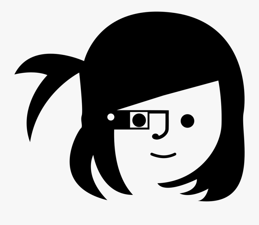 Young Woman With Google Glasses - Meya Ai, Transparent Clipart