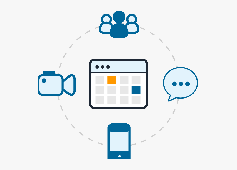 Powerful Integrations For Seamless Scheduling For Multiple, Transparent Clipart