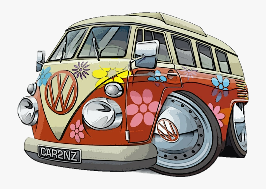 #bug #volkswagen #vintage #wagonride #wagon #volks - Cartoon Volkswagen Bus , Fre...