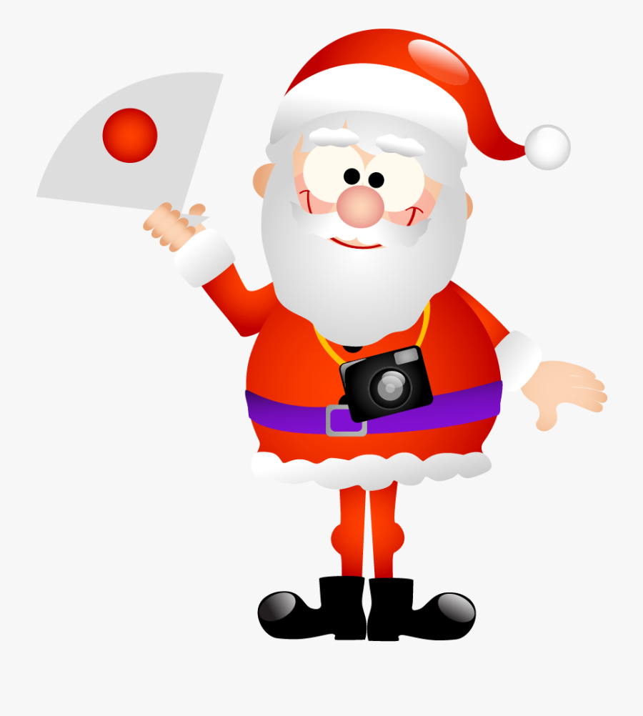 Santa, Transparent Clipart