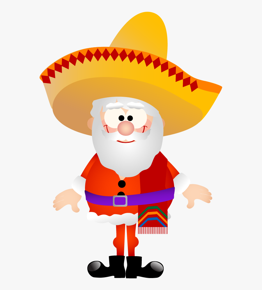 Santa, Transparent Clipart