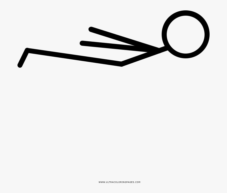 Locust Pose Coloring Page - Circle, Transparent Clipart