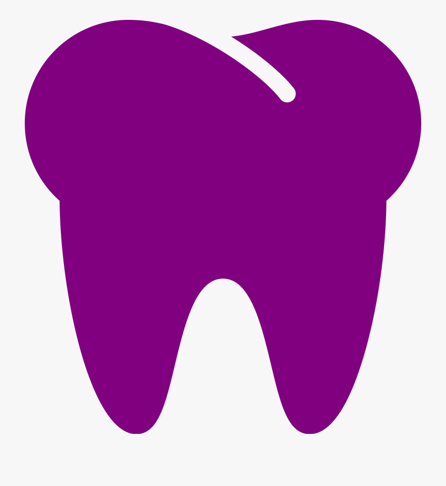 Collection Of Svg - Art Tooth Purple Png, Transparent Clipart