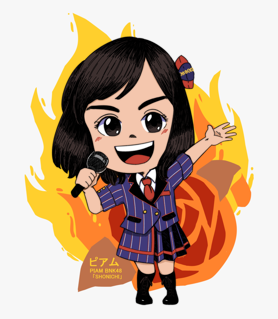 Piam Bnk48 - Cartoon, Transparent Clipart