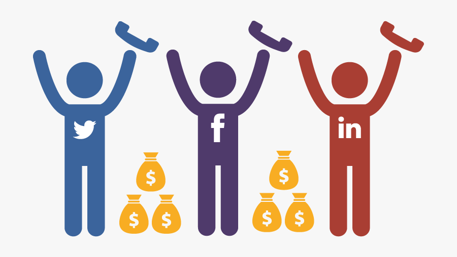Winning Social Sales People - Social Media Sales Png, Transparent Clipart