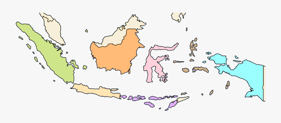 Indonesia Map Transparent Background, Transparent Clipart