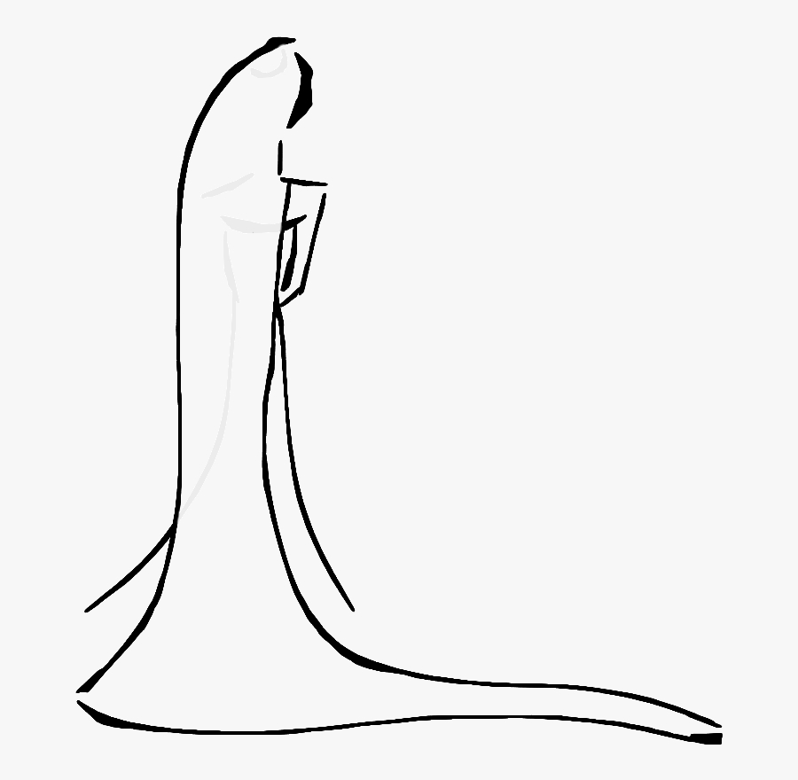Veil Drawings Monarch Copy2 - Line Art, Transparent Clipart