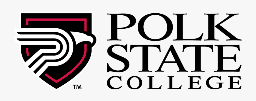 Polk State College Psc Strong Blk 2color - Polk State College Mascot, Transparent Clipart
