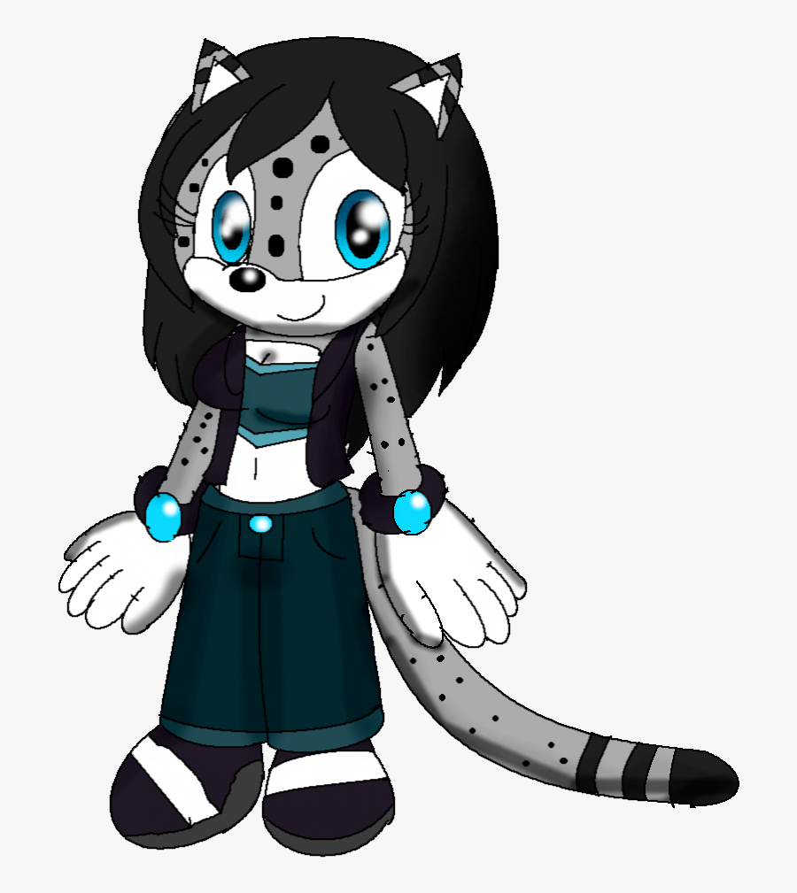 Hera The Snow Leopard - Cartoon, Transparent Clipart
