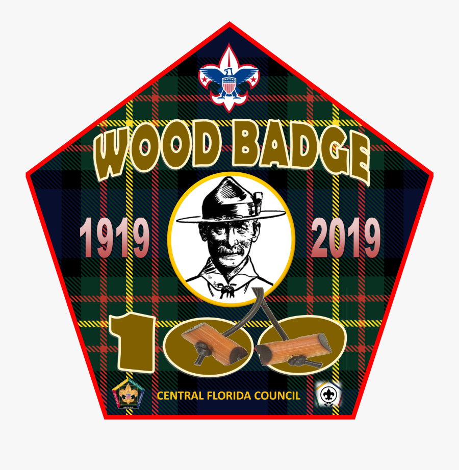 Wood Badge 100th Anniversary, Transparent Clipart