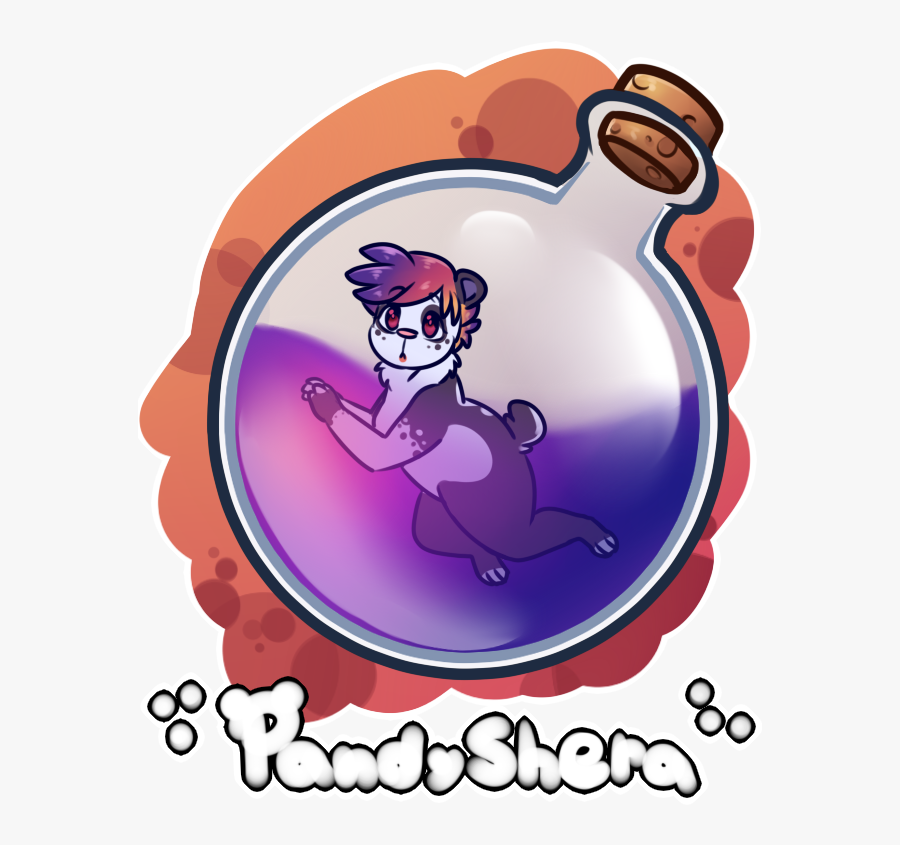 [p]bottled Panda - Cartoon, Transparent Clipart