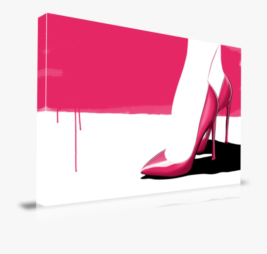 Pink Stilettos - Basic Pump, Transparent Clipart