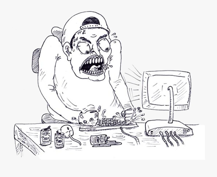 Old Clipart Feeble - Angry Reddit, Transparent Clipart